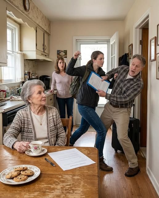 I sold my house six months ago. My son does not know. Yesterday he set my suitcase by the door and said, "A nursing home has a bed for you, Mom. Sign this house over and leave by Friday." I sipped my tea and said, "First ask the man who owns this house." Greg laughed and told me the only man who ever owned this house was buried two years ago.