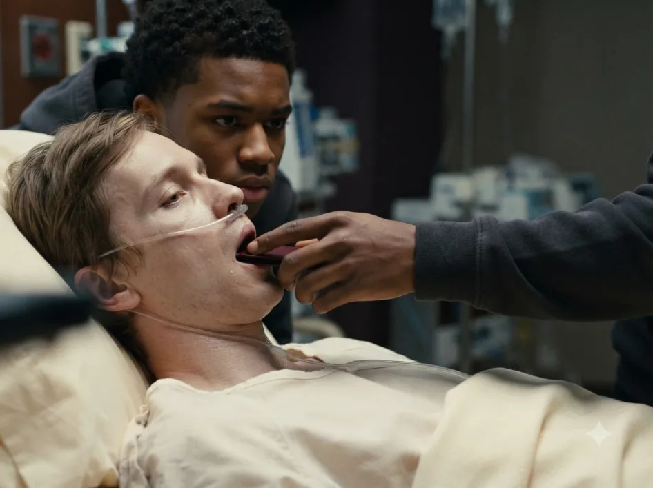 18 elite doctors couldn’t figure out why the billionaire’s son was dying—until a poor 10-year-old boy noticed one tiny movement in his throat. When he reached inside and started pulling something out, every doctor in the ICU froze.