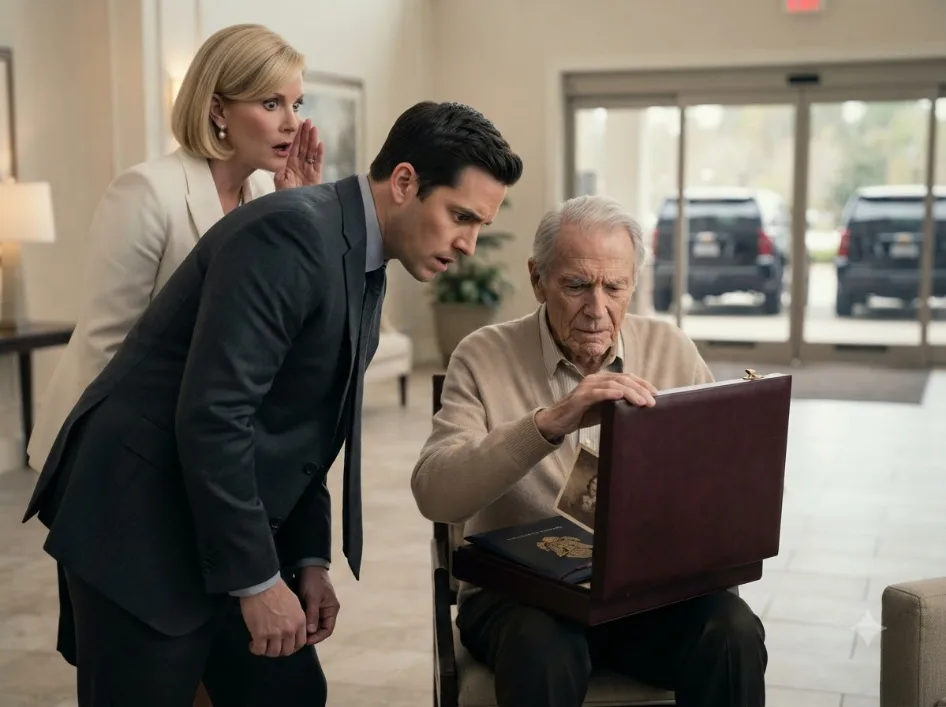 The nursing-home director stuffed an old man’s belongings into a garbage bag and sneered, “No one is coming for you.” Ten minutes later, three black SUVs pulled up—and the man who stepped out asked one question that wiped the smile off her face.