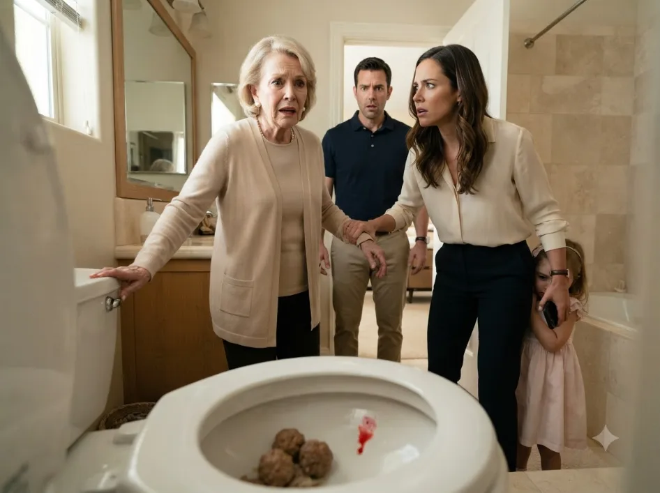 My mother-in-law spent three years convincing my husband that my cooking was making her sick—then she forgot to flush, and the doctor in me immediately knew she was hiding something far worse.