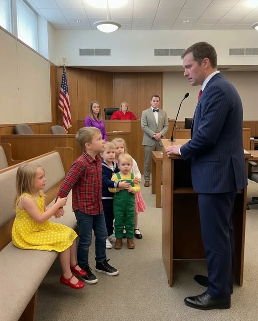 “A 29-year-old single man walked into family court begging to keep five terrified siblings from being ripped apart, but the state attorney slammed the placement papers in his face and sneered, ‘You’re single, broke, and stupid enough to think love pays for five children—by tonight they’ll be in four different homes, and they’ll forget each other just like kids always do.’ He expected the man to back down. Instead, Daniel pulled one battered photograph from his jacket, looked straight at the judge, and said, ‘I was six when this court did the exact same thing to me and my four siblings.’ The entire courtroom went silent—but then the oldest boy looked at Daniel and asked one question that made even the judge stop breathing: ‘If one of us is bad… will you send only that one away?’”