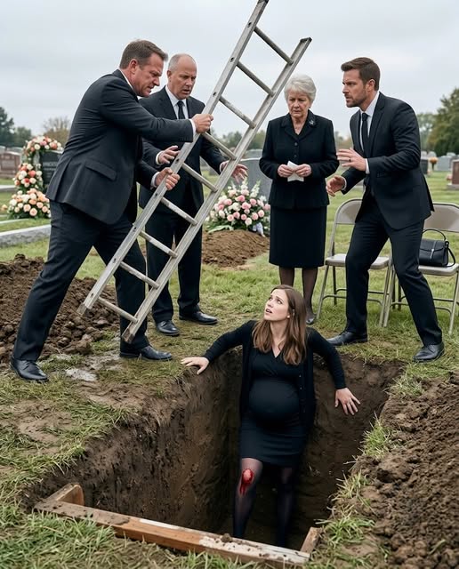 My husband pushed me into the grave prepared for his father because I refused to let his family name my unborn child after a violent relative.