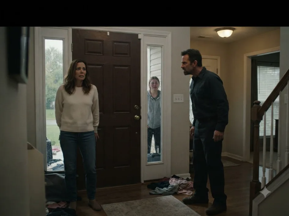 Sophie Thought Her Mother Had Thrown Her Out in the Rain for Good—Until She Saw the Terror on Her Face Through the Glass and Realized the Cruel Goodbye Was Never Meant to Punish Her… It Was Meant to Get Her Away From the Man Inside.