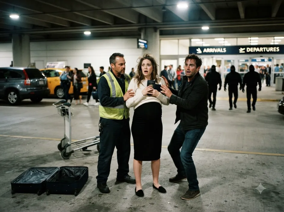 My Husband Tried to Flee the Airport Without Me—Then He Looked at My Pregnant Belly and Said, “They Think Our Daughter Is Dead.”