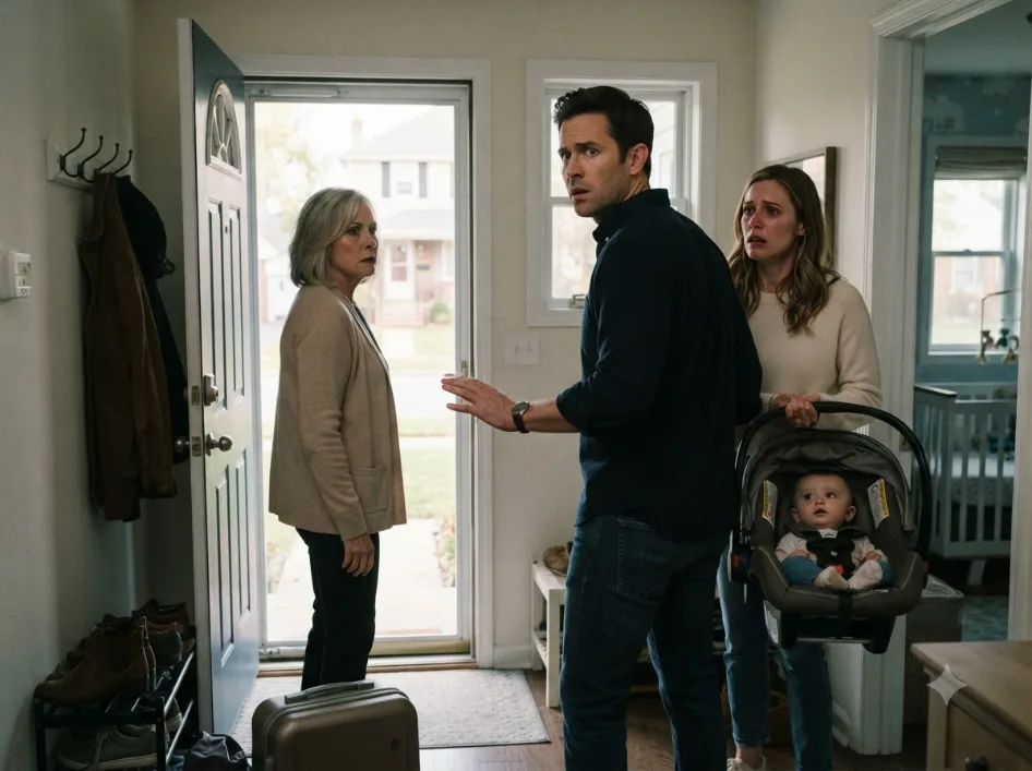 My Stepmother Tried to Take My Newborn and Told Me I’d Never Get Him Back—Then She Revealed My Husband Had Already Chosen Who Would Raise Him If I “Disappeared.”