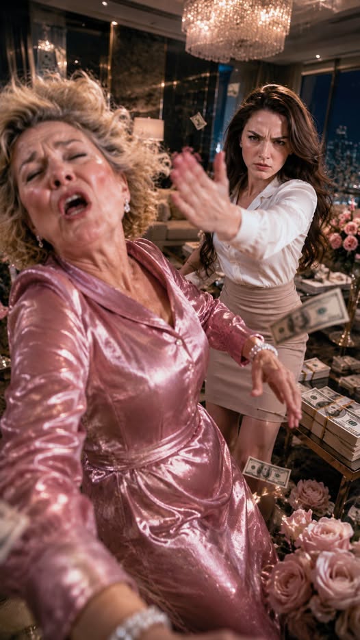 I gave my MIL an allowance of $1,500 every single month. Just one month of not paying, and she slapped me twice in the face. Enraged, I slapped her right back, sending her sprawling across the floor…