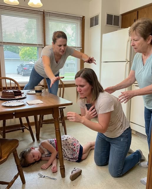 “Cry if you want, Sarah—your daughter stole one bite after Vanessa told her no, so if smashing her into that table is what finally teaches the little brat that adults in this family are obeyed, then maybe next time she’ll think before embarrassing my daughter.”