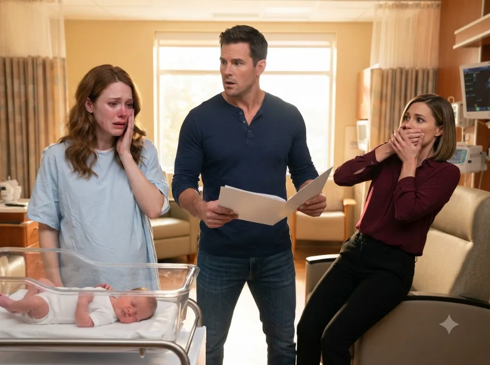 My Wife Humiliated Our Surrogate in the Hospital—Then an IVF File Slipped Out and Exposed a Secret About Our Baby’s Real Mother…