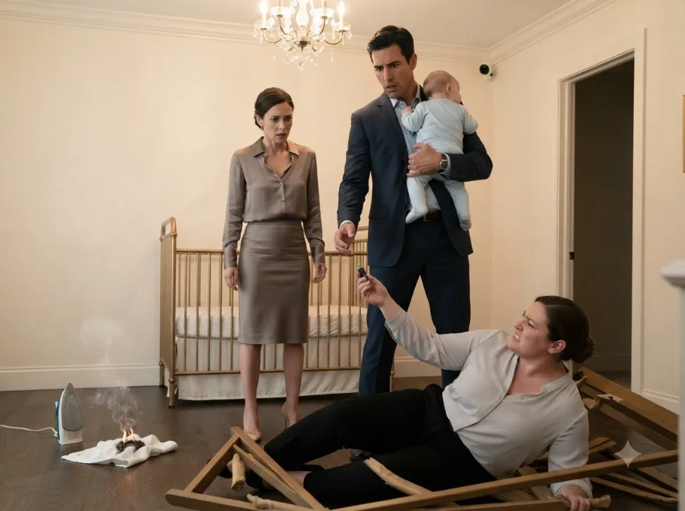 I Walked Into My Baby’s Nursery and Was Told the Nanny Had Hurt Her—Then the Woman I Trusted Turned Pale When the Nanny Raised a USB Drive and Said, “Watch This First”…