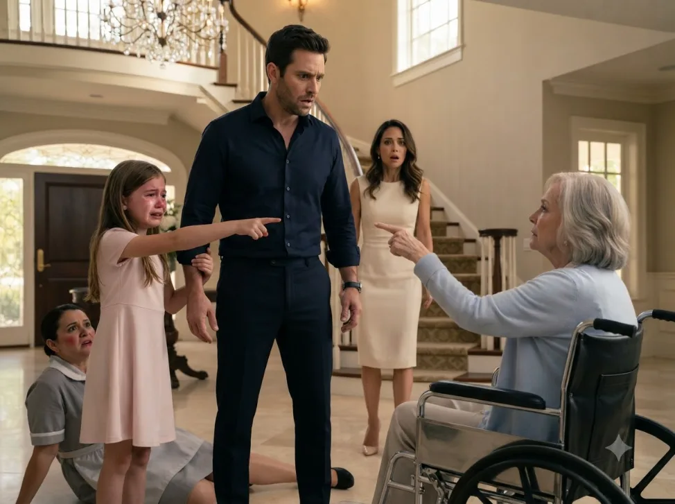 My Wife Framed Our Housekeeper for Shoving My Disabled Mother Down the Stairs