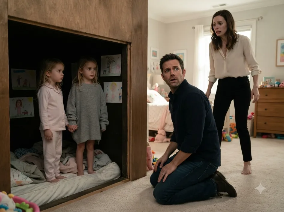 My Wife Hid a Little Girl Behind Our Daughter’s Bedroom Wall—Then the Child Looked at Me, Called Me “Daddy,” and Revealed Why I Was Never Supposed to Remember Her.