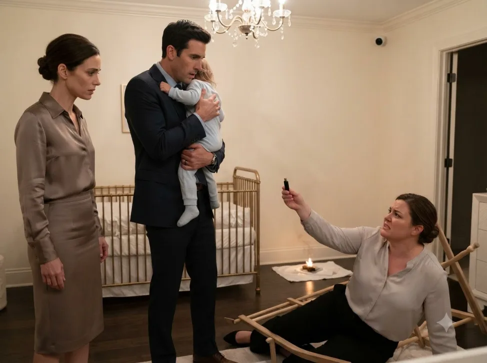 I Walked Into My Baby’s Nursery and Was Told the Nanny Had Burned Her—Then the Woman Accusing Her Turned Pale When the Nanny Raised a USB Drive and Said, “Watch This First”…