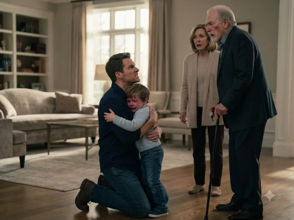 My Stepparents Threw My Five-Year-Old Son Into a Trash Bin and Called Him Garbage—Then He Whispered, “Dad… They Do This Every Time You Leave.”