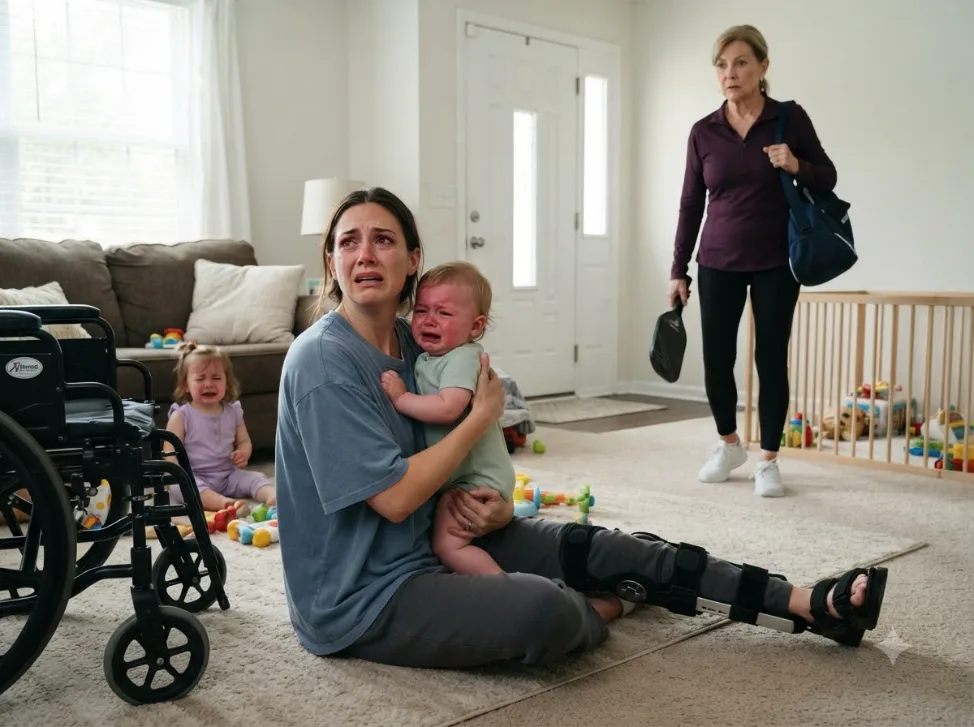 My Mother Kicked My One-Year-Old Son While I Crawled Across the Floor on My Injured Leg—Then She Learned I Could Cut Her Off From Everything She Thought Was Hers…