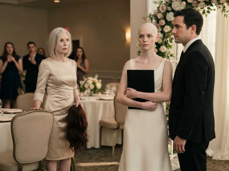 My Mother Ripped Off My Wig at My Wedding to Expose My Cancer—Then I Told the Guests She’d Charged Me $1,800 a Month to Sleep in Her Basement During Chemotherapy…