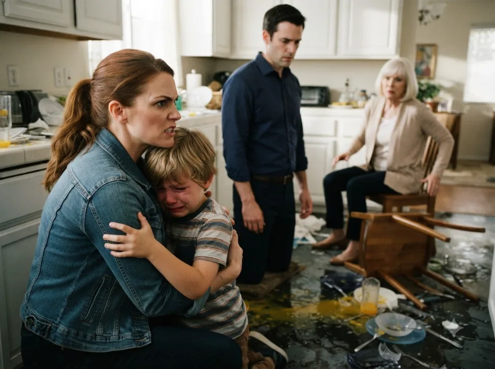 I Came Home to Find My Six-Year-Old Son Terrified While His Grandmother Tormented Him—Then He Looked at His Father and Said Dad Had Given Her Permission to Do It…
