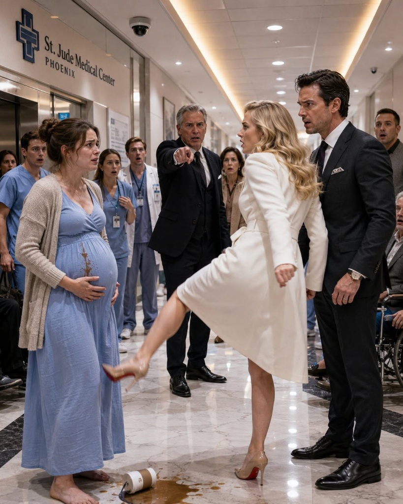 Margot kicked me in the stomach in the middle of a hospital hallway while my husband watched.