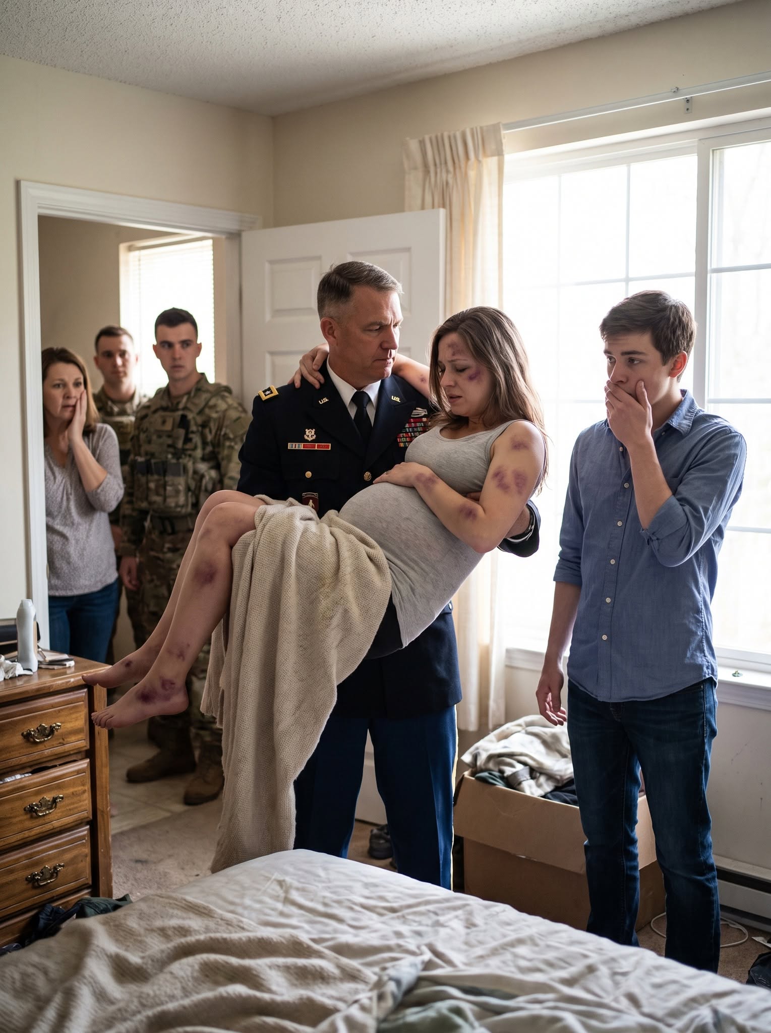 The Colonel Lifted the Blanket—and His Son-in-Law’s Career Began to Collapse