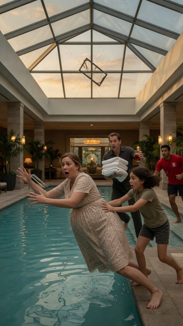 She Pushed the Pregnant Woman—Then the Ceiling Came Down.