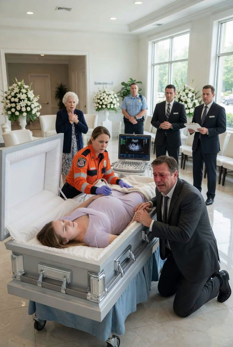 While workers prepared my seven-month-pregnant wife for cremation, I asked them to open her coffin one final time.