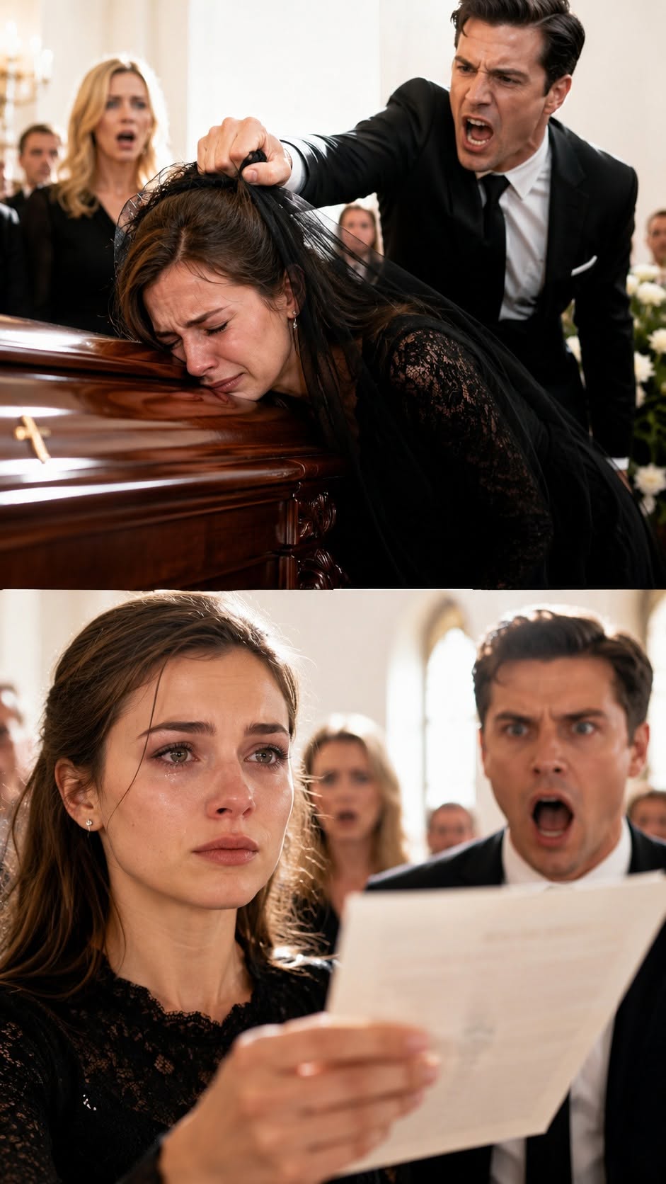 My Ex-Husband Dragged Me Across My Father’s Casket—Then the Will Made His Phone Explode With Alerts