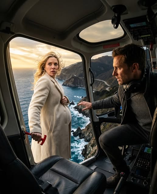 He Threw His Pregnant Wife From the Helicopter—But Her Hand Found the Button.