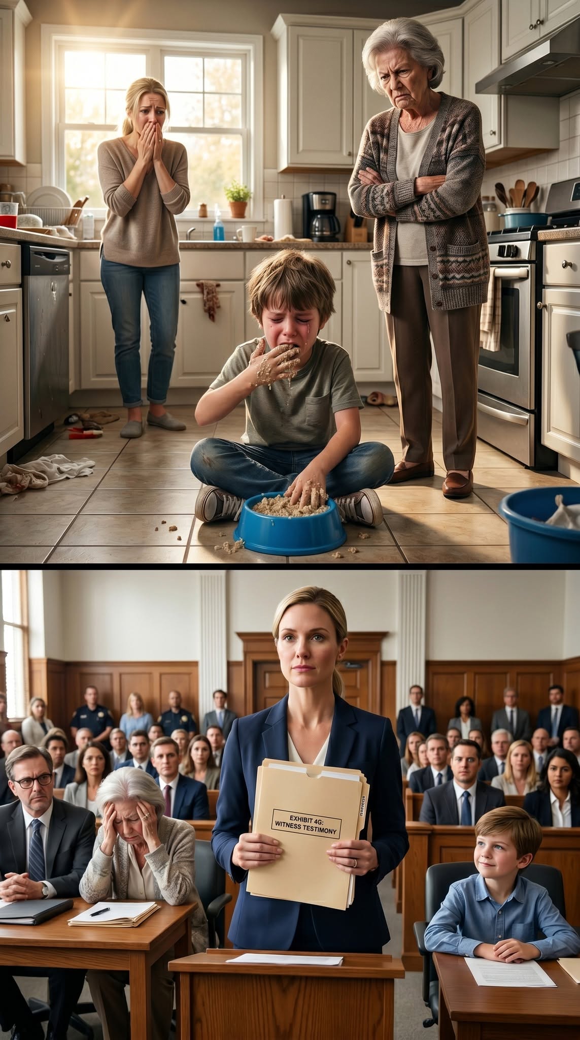 My Mother-in-Law Slapped My Son for Refusing to Eat From a Dog Bowl—Then She Recognized the File in My Hand