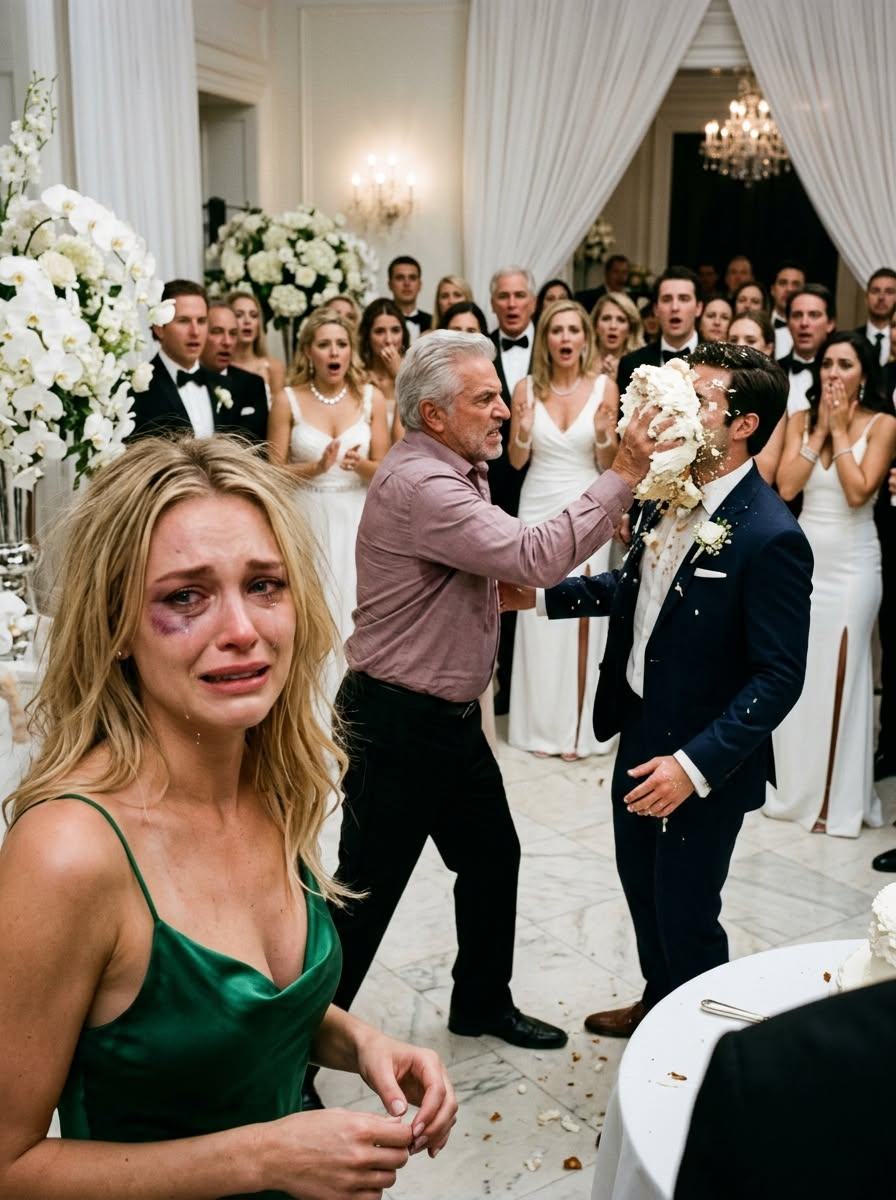 My father walked into my thirty-second birthday party, saw the bruise around my eye, and gently lifted my chin.