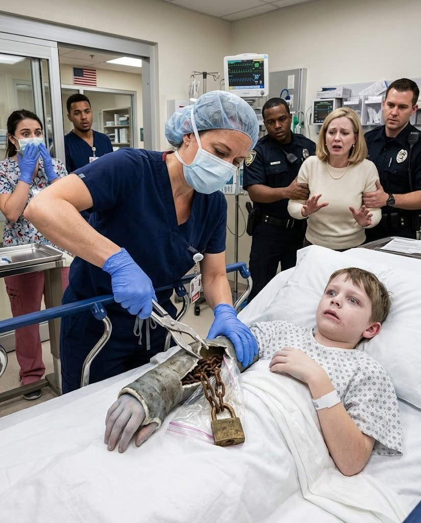 The smell reached our emergency-room hallway before the stretcher did.