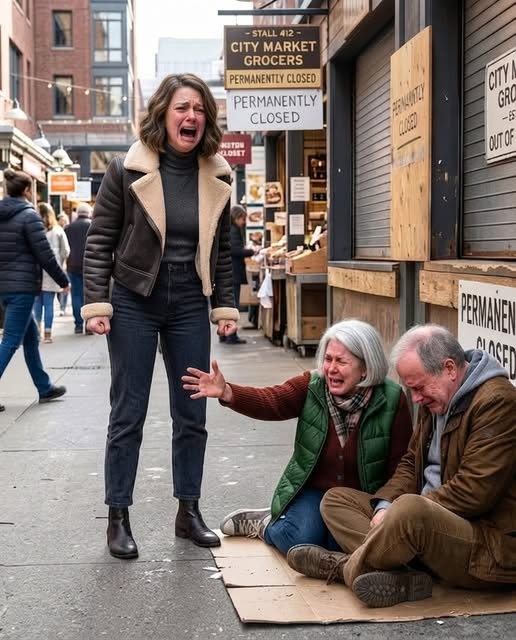 I Found My Parents Sleeping on Cardboard Outside a Closed Market — Then My Mother Said My Husband Had Kicked Them Out of the House I Bought