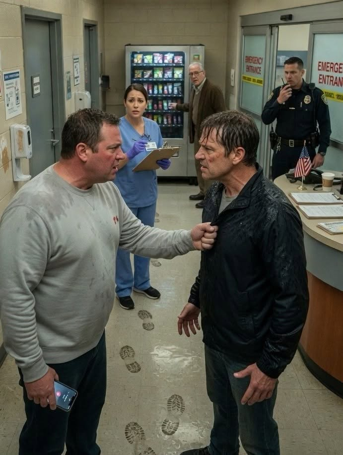 The emergency room called me at 9:18 p.m.