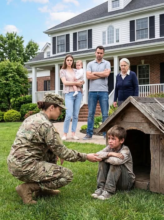 I Came Home From Deployment—And Found My Son Beside the Doghouse.