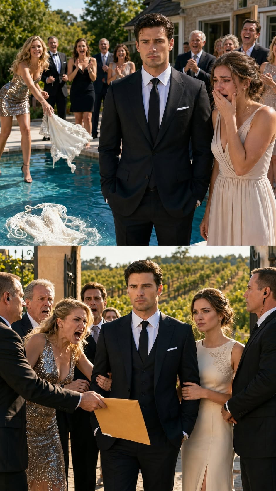 My Family Threw My Fiancée’s Dead Mother’s Wedding Dress Into the Pool—Then I Locked the Gate