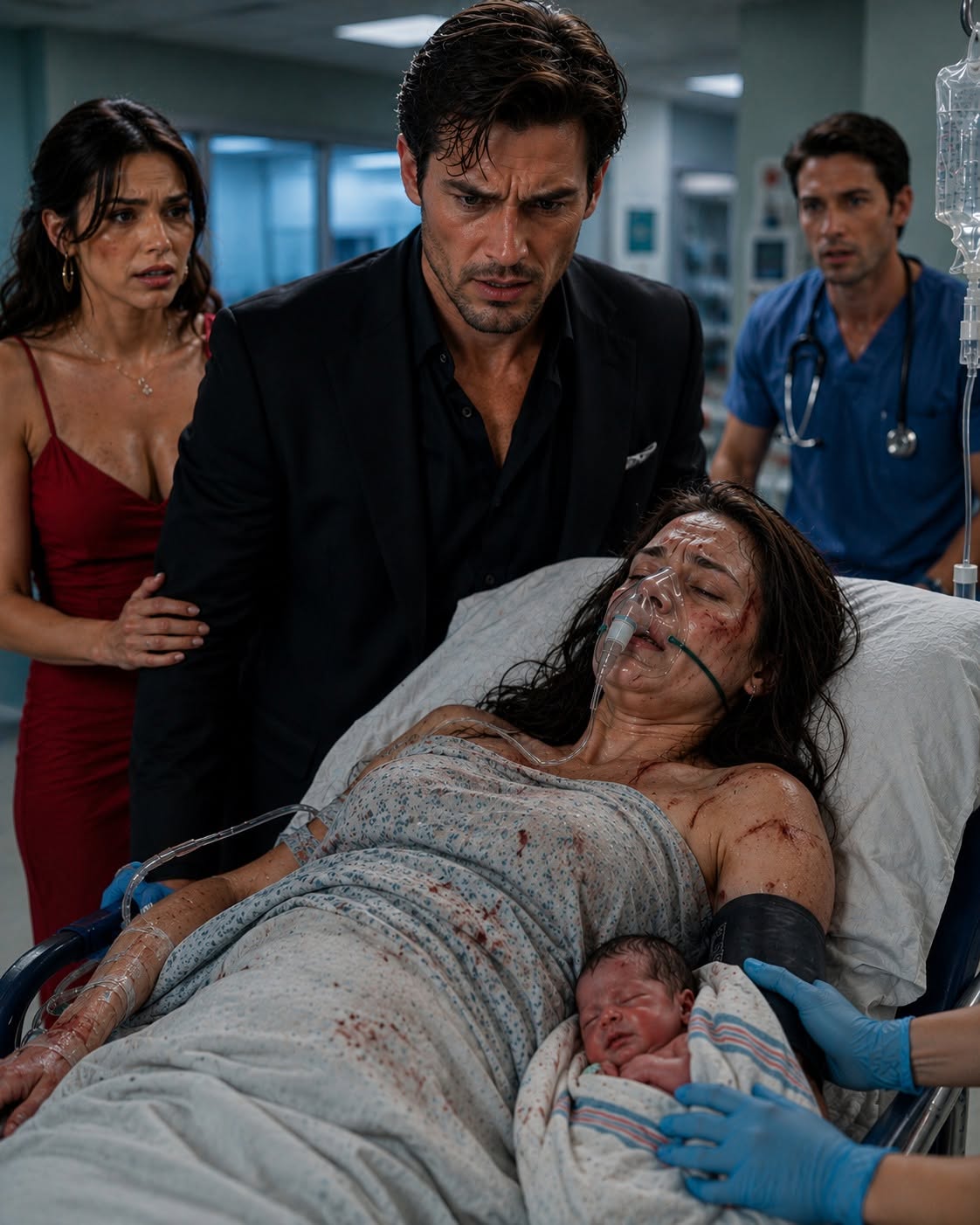The Mafia Boss Walked Into the Hospital With His New Lover—Then Froze When He Saw the Woman He Abandoned Dying With His Child