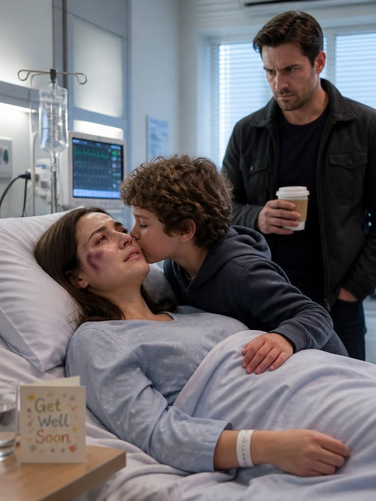 “Don’t open your eyes, Mom,” Leo whispered against my ear. “Dad is just waiting for you to die.”