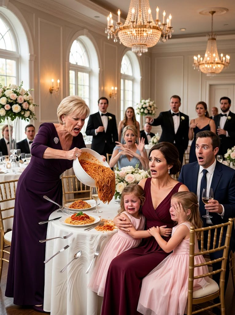 Meredith snatched both dinner plates just as my daughters reached for another bite.