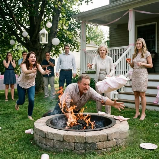 My mother hurled my six-week-old daughter toward the burning fire pit.