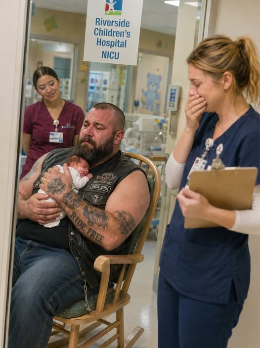 The Biker Who Made the NICU Go Silent