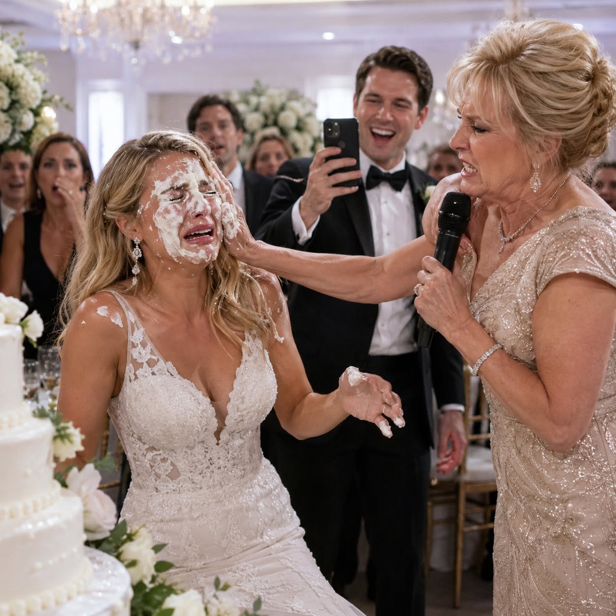 She Smeared Cake on the Bride—Then the Poor Uncle Stood Up