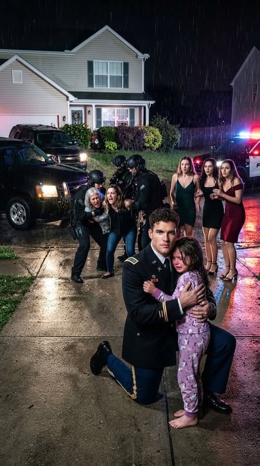 My Wife Locked My 8-Year-Old Daughter Outside in the Rain — Then I Came Home in Uniform With Police Lights Behind Me