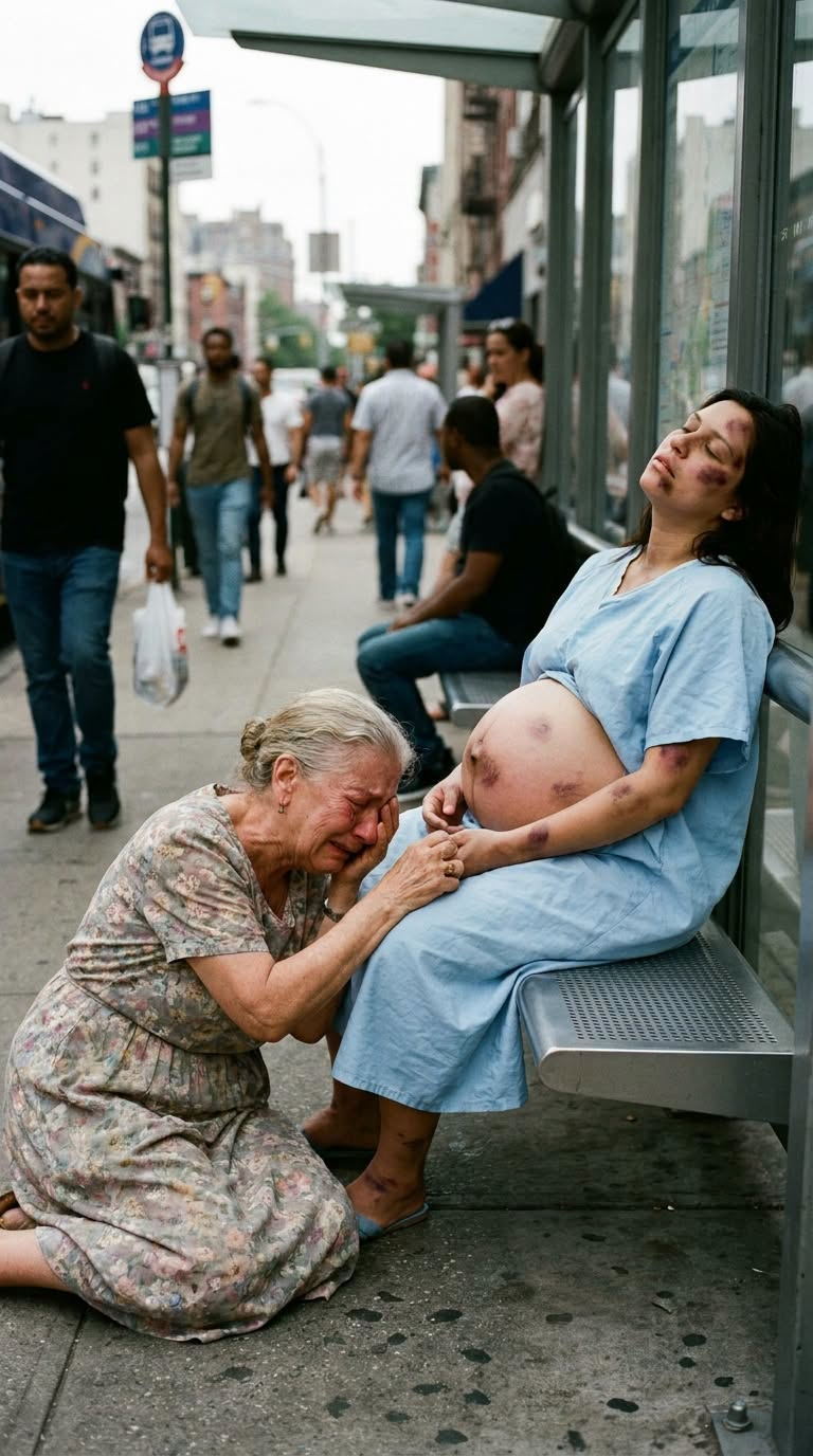 At five in the morning, police found my five-month-pregnant daughter collapsing beneath a freezing bus shelter.
