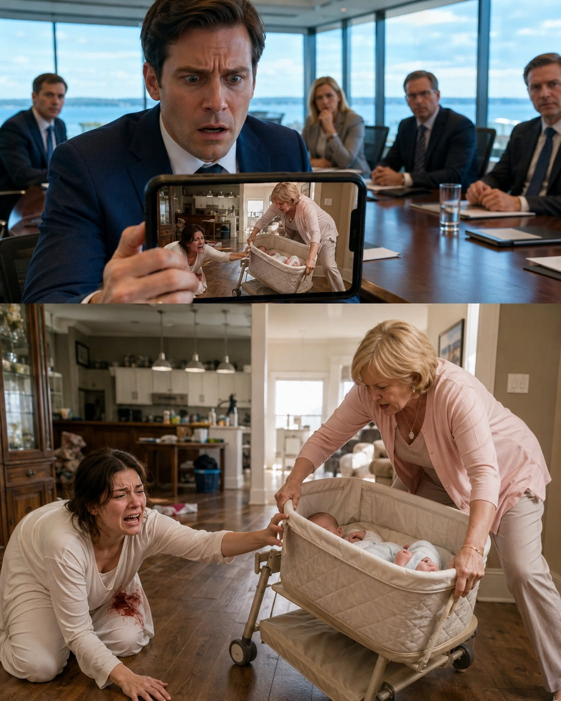 I watched my mother injure my wife through a bedroom security camera while I sat in a corporate boardroom forty-two floors above downtown Seattle.
