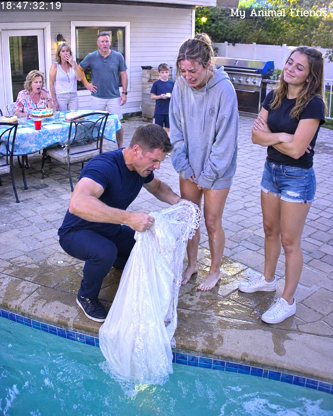 They Threw Her Wedding Dress Into the Pool—Then He Revealed She Was Already His Wife
