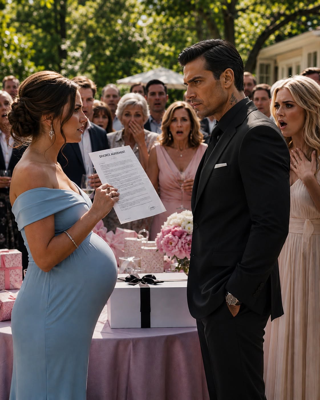 He Brought His Mistress to the Baby Shower—Then His Pregnant Wife Opened the One Gift That Destroyed Him