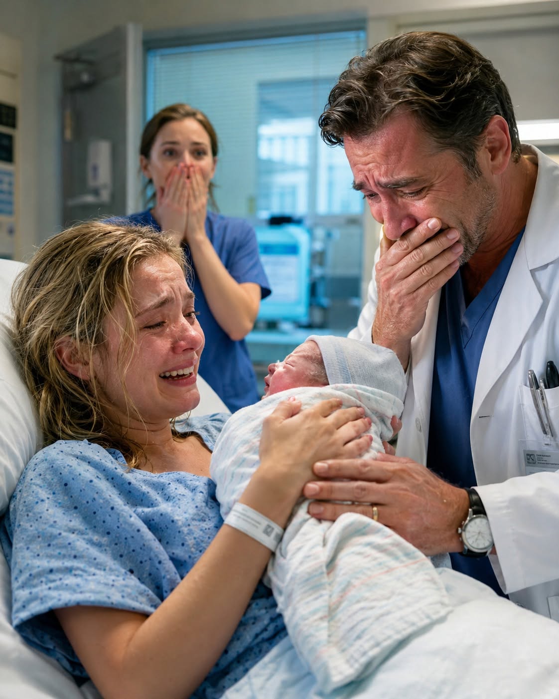 She Gave Birth Alone—Then the Doctor Saw Her Baby and Realized His Own Son Had Abandoned Them
