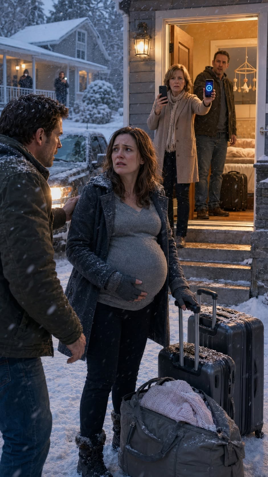 They Locked His Pregnant Wife Outside—But One Guest Code Exposed Everything