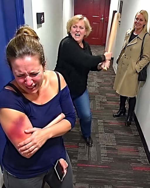 My mother hit me with a baseball bat because I refused to give my master bedroom to my sister.