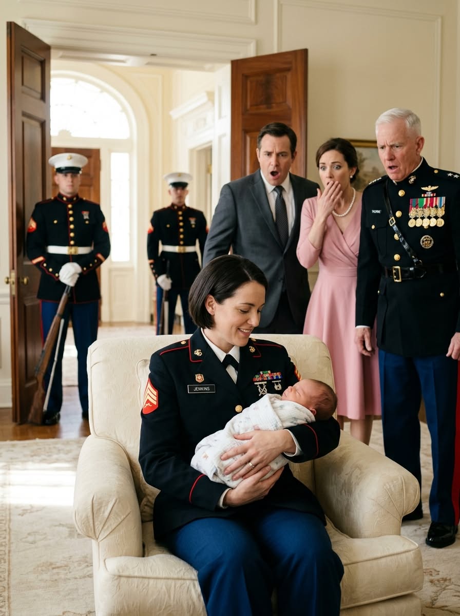 My Husband Abandoned Me During Labor—Two Days Later, He Came Home and Found Marines Guarding Our Baby