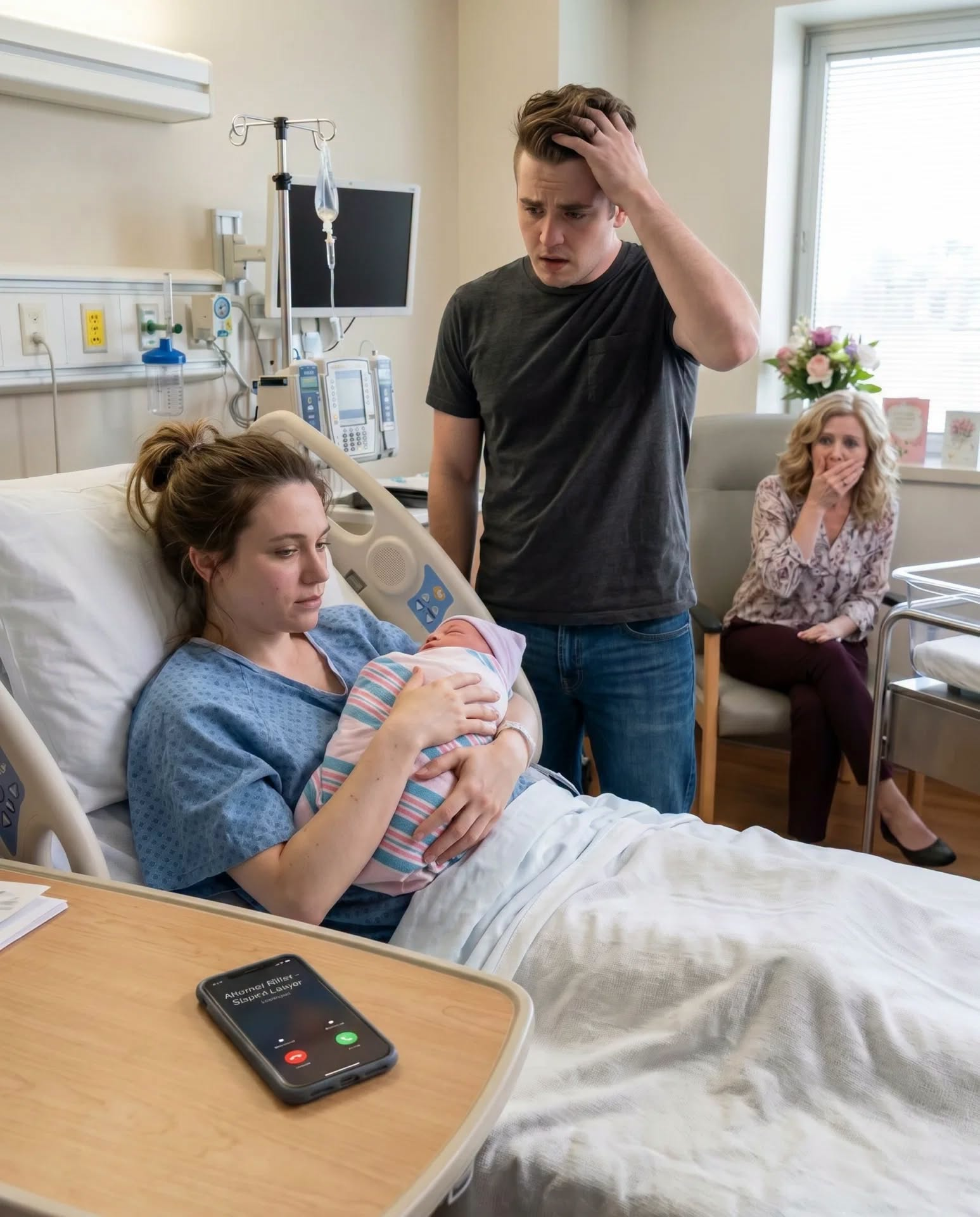“I want a DNA test. That baby might not be mine.”