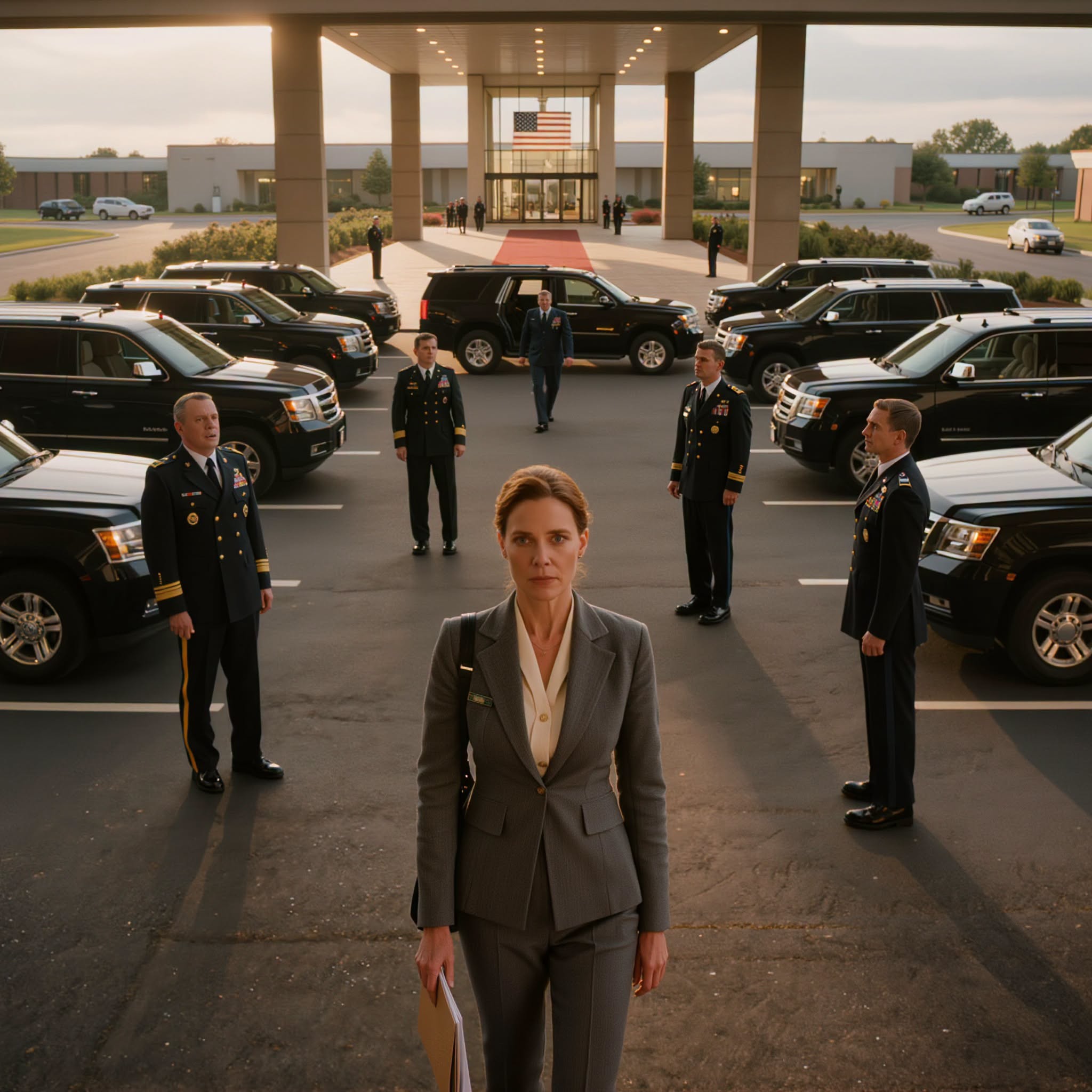 They Mistook Her for a Driver at the Command Brief — Until the General’s Motorcade Turned Back for Her